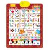Bilingual Talking Wall Chart for Kids, English and Spanish Wall Chart for Kids, Talking English Learning Board for Children 3+ (Red) view 1