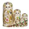 hejhncii Artistic Russian Nesting Toy Unique Hand Painted Wooden Dolls for Collection Stacking 10 Wooden Girl Dolls Traditional view 1