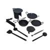 12-Piece Miniature Kids Kitchen Set  Safe Realistic Cooking Toys view 1