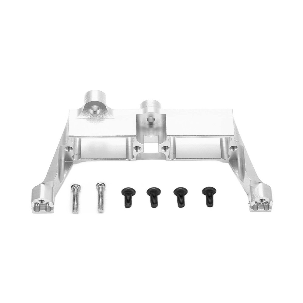 Aluminum Alloy Servo Mount Differential Lock Bracket for Traxxas 1/10 RC Car (Silver)