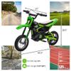 24V Kids Electric Dirt Bike for Ages 8-12 - 250w Motor, Metal Suspension & Air-Filled Tires, Off-Road Motorcycle with Leather Seat & Twist Throttle | Gift for Boys and Girls view 2