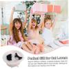 Bemonew Cat, 4Pcs Cute Realistic Mini Cat Toys for Kids Boys Girls, 5x2in Safe Compact Sleeping Kitten in Woven Basket for Office Desk Hand Toy view 2