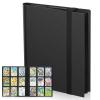 Euqvunn Trading Card Binder, Side-loading Card Album, 24 Pages 432 Pockets Card Folder, Double-sided Storage Card Book Card Collection Binder for TCG,MTG,Sports Cards (black) view 1