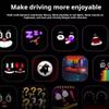Purryegift Car Robot Dashboard, Smart Car Emotional Companion Decoration with 52 Animated Expressions, AI Robot Dashboard Companion with Speakers, Smart Car Electronic Pet Kit for All Cars (Black) view 3
