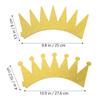 Abaodam 12Pcs Glitter Birthday Party Crown Hats for and Adults, Shiny PVC Tiara Headwear, Photo Prop for Birthday Celebration view 2