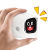 Purryegift Car Robot Dashboard, Smart Car Emotional Companion Decoration with 52 Animated Expressions, AI Robot Dashboard Companion with Speakers, Smart Car Electronic Pet Kit for All Cars (White) view 2