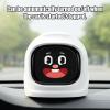 Purryegift Car Robot Dashboard, Smart Car Emotional Companion Decoration with 52 Animated Expressions, AI Robot Dashboard Companion with Speakers, Smart Car Electronic Pet Kit for All Cars (White) view 4