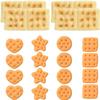 20Pcs Artificial Fake Cookies - 5 Styles Realistic Simulation Biscuits & Crackers Dessert Food Props for Home Kitchen Display, Shop Decoration, Photography Models view 1