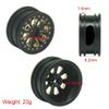 Brass Offset 0.7'' Wheel for AX-IAL SCX30 for Fo-rd for Br-onco 4X4 Upgrade Parts RC(Offset Wheel) view 3