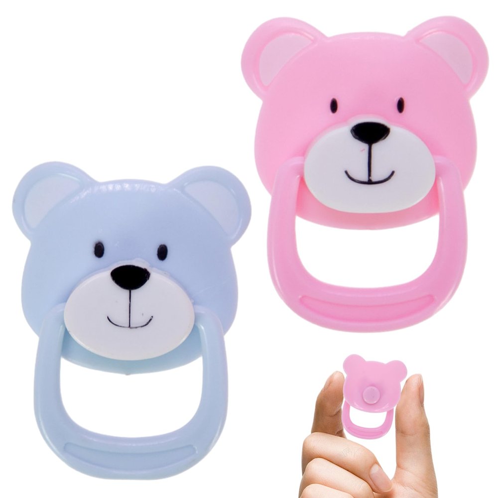 2Pcs Baby Doll Magnetic Pacifier, Cute Cartoon Magnetic Pacifier, Baby Doll Accessories for Kids