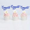 Crseniny 24 Pcs Congrats Cupcake Toppers,Celebration Cupcake Toppers view 3