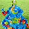 JUKUDAHU 2-Tier Sand and Water Table Toys for Kids Aged 3 4 5 6 7 8, Outdoor Activity Playset Sensory Play Table with Beach Toys Accessories Water Waterfall, Birthday Gifts for Toddlers 3-4 3-5 4-6 view 4