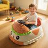 12V Kids Ride on Electric Bumper Car with Parent Remote Control 360 Rotating Toddler Bumper Car with Realistic Hamburger Design, Bluetooth Music LED Lights Anti-Rollover for Ages 2-5 Indoor Outdoor view 2
