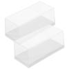 Abaodam 64 Scale Model Cars, Small Dustproof Storage Box 106X46X46Mm for Collectible Showcase and Figure Display