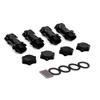 17mm Wheel Hex 30mm Extended Mount Adapter Hub Compatible with 1/8 Scale RC Spare Parts Set 89108(Black) view 1