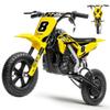 24V Kids Electric Dirt Bike - 250W Electric Motorcycle, 11 Mph Max Speed Electric Motorcycle Mini Bike with Music, 10 Miles Range, Twist Grip Throttle, Metal Suspension, Rubber Tires (Yellow) view 1
