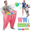 133 PCS Granny Pants Yard Game 2 Pack with 16 Balls Field Day Outdoor Giant Pants Games for Adults Kids Family Large Outside Lawn Backyard Carnival Picnic Camping Birthday Party Big Pants Tossing Game view 1