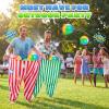 133 PCS Granny Pants Yard Game 2 Pack with 16 Balls Field Day Outdoor Giant Pants Games for Adults Kids Family Large Outside Lawn Backyard Carnival Picnic Camping Birthday Party Big Pants Tossing Game view 2