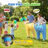 133 PCS Granny Pants Yard Game 2 Pack with 16 Balls Field Day Outdoor Giant Pants Games for Adults Kids Family Large Outside Lawn Backyard Carnival Picnic Camping Birthday Party Big Pants Tossing Game view 3