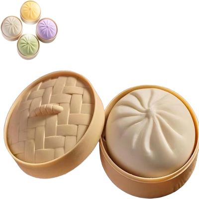 2026 New Giant Glitter Dumpling, Giant Dumpling Squishy, Super Mega Rainbow Mystery Dumplings, for Adults & Kids, Anxiety Relief Fidget Toy (White)
