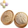 2026 New Giant Glitter Dumpling, Giant Dumpling Squishy, Super Mega Rainbow Mystery Dumplings, for Adults & Kids, Anxiety Relief Fidget Toy (White) view 1