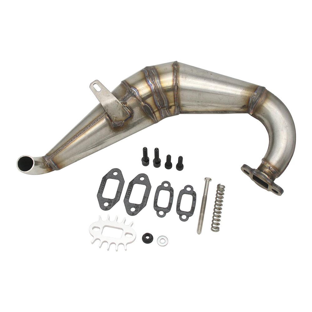 FLMLF Metal Dominator Exhaust Pipe for 1/5 Losi 5ive-t Rofun Kingmotor X2 Fid ROVAN rc car Parts