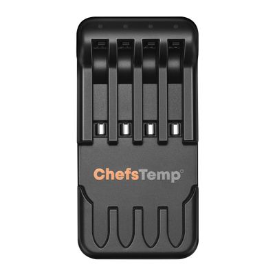 ChefsTemp 4-in-1 Charger for Wireless Probes(2nd-Gen Probe & Original Regular/Mini Probe) - Accessory for ProTemp S1(Only Included One Charger)