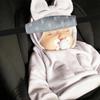 3PCS Head Support Band for Stroller Car Seat Adjustable Neck Relief Strap Headrest for Sleeping Traveling Slumber Positioner for Toddler Kids Child Baby Infant(Grey-Star,Fish Bone,Wave) view 3