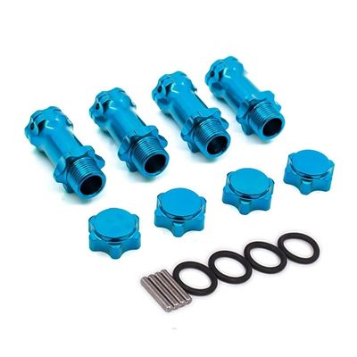 17mm Wheel Hex 30mm Extended Mount Adapter Hub Compatible with 1/8 Scale RC Spare Parts Set 89108(Sky Blue)