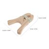 ifundom 6pcs Wooden Play Clips for Kids Montessori Fort Building Clips for Blankets Silk Construction Handmade Imaginative Pretend Play Toy view 2