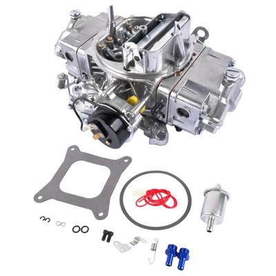 650 CFM carburetor, suitable for four-chamber square-bore engines, with dual-pump electric choke.