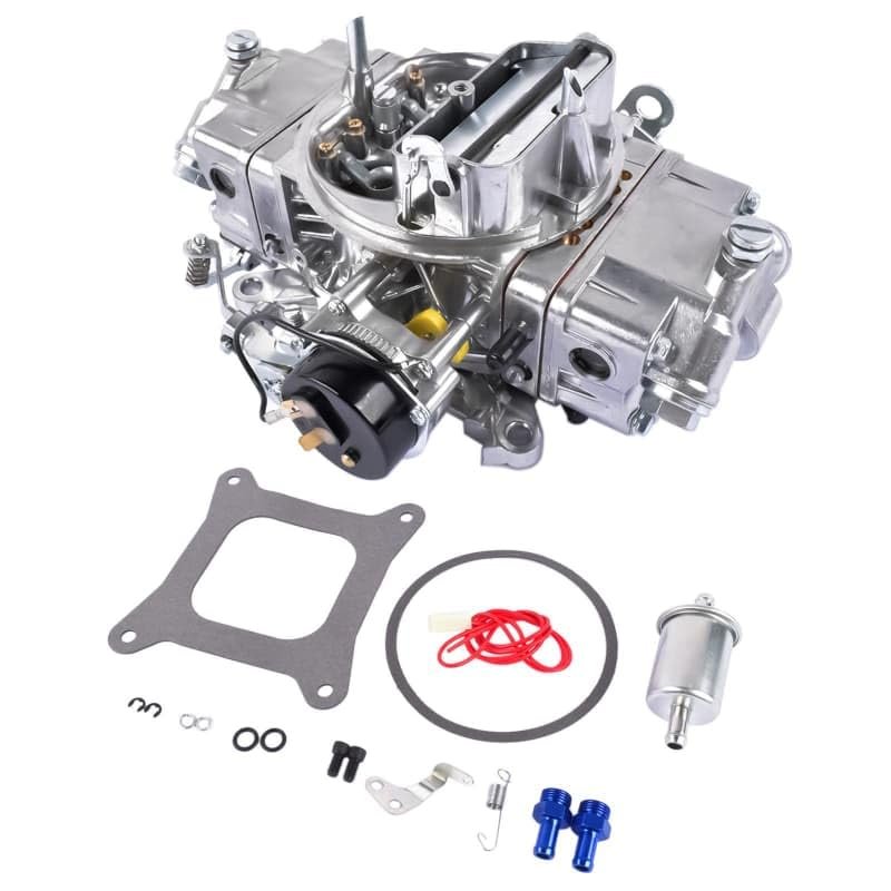 650 CFM carburetor, suitable for four-chamber square-bore engines, with dual-pump electric choke.