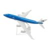 Flying Airplane Model 1:400 Scale 747 Alloy Metal Aircraft Model KLM Netherlands B747-400 with Stand Collectible Display Aviation Airbus view 1