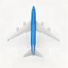 Flying Airplane Model 1:400 Scale 747 Alloy Metal Aircraft Model KLM Netherlands B747-400 with Stand Collectible Display Aviation Airbus view 2
