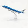 Flying Airplane Model 1:400 Scale 747 Alloy Metal Aircraft Model KLM Netherlands B747-400 with Stand Collectible Display Aviation Airbus view 4