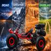 212cc Gas Powered Off-Road Go Kart for Adults, CVT Automatic Transmission, Hydraulic Disc Brakes, 145/70-6 All-Terrain Tires, Heavy-Duty Steel Frame, 600 lb Max Load, Red view 2