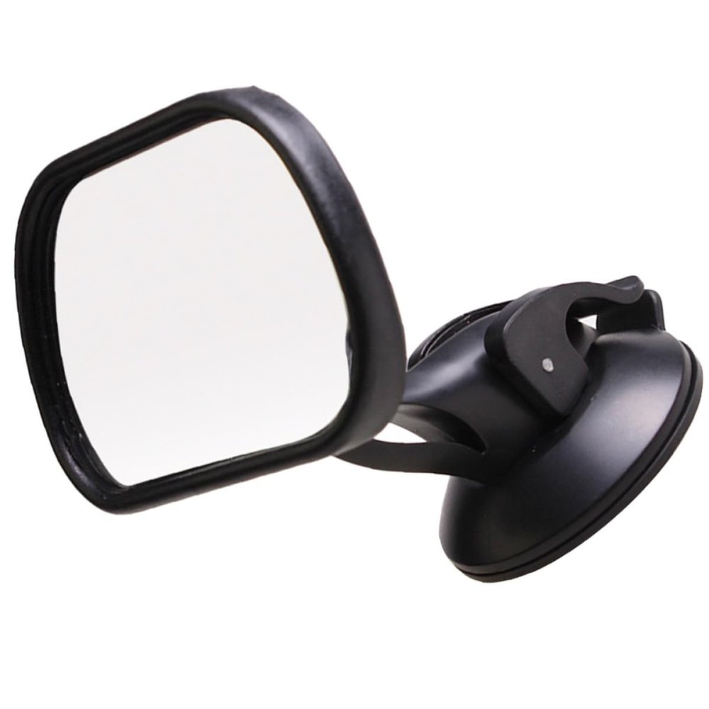 LRXIYODE Backseat Mirror with Suction Cup, Wide Angle Rearview Mirror for Car Interior, Safety Seat Accessory with Explosion-Proof Film for Rear Facing Observation