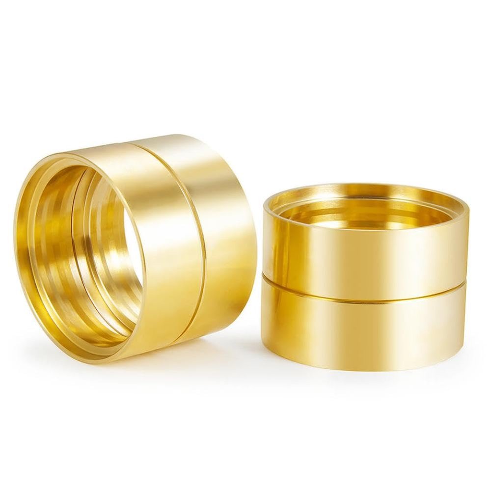 4Pcs Brass Internal Beadlock Ring 76g Clamp Rings 1.9 Inch Wheel Rim 1 10 Scale Compatible With Automotive Motorcycle Parts For Part Number 90046 AXI03006(4pcs)