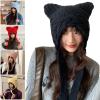 2. Cartoon Pullover Ear Hat for Outdoor Climbing Skiing Winter Headwear Thick Lining Head Cover Cold Weather Ear view 2