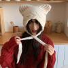 2. Cartoon Pullover Ear Hat for Outdoor Climbing Skiing Winter Headwear Thick Lining Head Cover Cold Weather Ear view 4