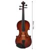 HERCHR 20cm/7.9in Wooden Miniature Violin Model, Mini Musical Instrument Model Ornaments with Box Case Violin Replica Dollhouse Accessories view 2