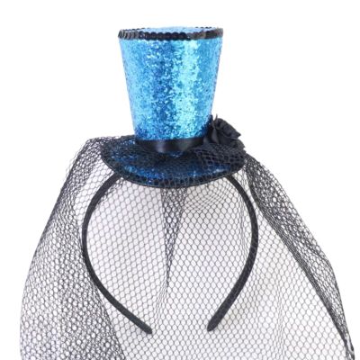 apcans Kids Vintage Fascinator Top Hat Exquisite for Tea Party Children Costume Pillbox Hat Headwear for Halloween