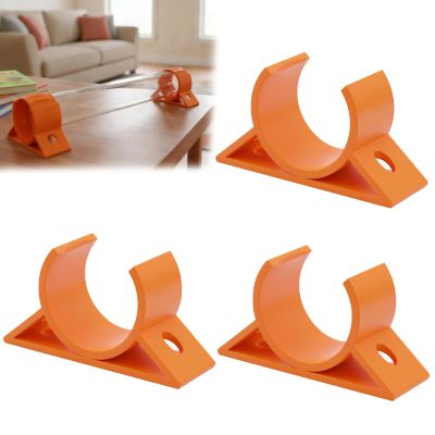 3 Pack Wall Mount for Air Toobz Track System Track Holder,No-Drill Secure Holder with 3M Tape,Wall/Floor Support Organizer