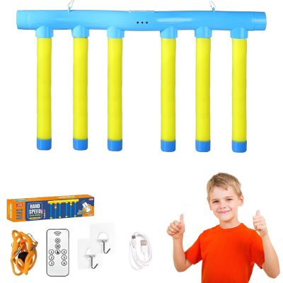 Flayo Reflex Game, Reflex Challenge Game, Reflex Game Falling Sticks, 3-Speed Reflective Drop Stick Games, Catching Sticks Games (Yellow)