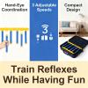 Flayo Reflex Game, Reflex Challenge Game, Reflex Game Falling Sticks, 3-Speed Reflective Drop Stick Games, Catching Sticks Games (Yellow) view 4