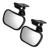 WATIIFUFU 2Pcs Car Rearview Mirror and Seat Mirror for Rear-Facing Safety 360 Rotation Wide Angle Observation for Monitoring view 1