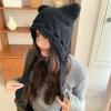 2. Cartoon Pullover Ear Hat for Outdoor Climbing Skiing Winter Headwear Thick Lining Head Cover Cold Weather Ear view 3