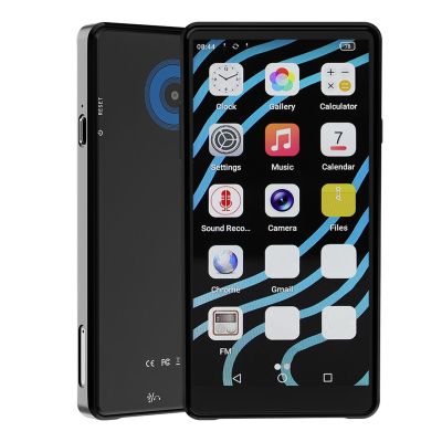 Diyeeni MP3 Player with Bluetooth and WiFi, 64GB Storage & Android 12 OS, 4.99" Full HD Touch Screen Android MP4 MP3 Player for Kids with Spotify, Libby