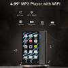 Diyeeni MP3 Player with Bluetooth and WiFi, 64GB Storage & Android 12 OS, 4.99" Full HD Touch Screen Android MP4 MP3 Player for Kids with Spotify, Libby view 2