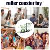 Toy Roller Coasters for Kids  Marble Maze Track, Race Game, Building Kit, Interactive Family Activity | Maze Set for Children Teenagers Used for Toy Roller Coaster view 4
